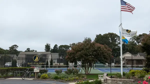 Bay Colony Clubhouse Flag and Tennis/Pickleball Court Bay Colony Clubhouse Flag and Tennis/Pickleball Court