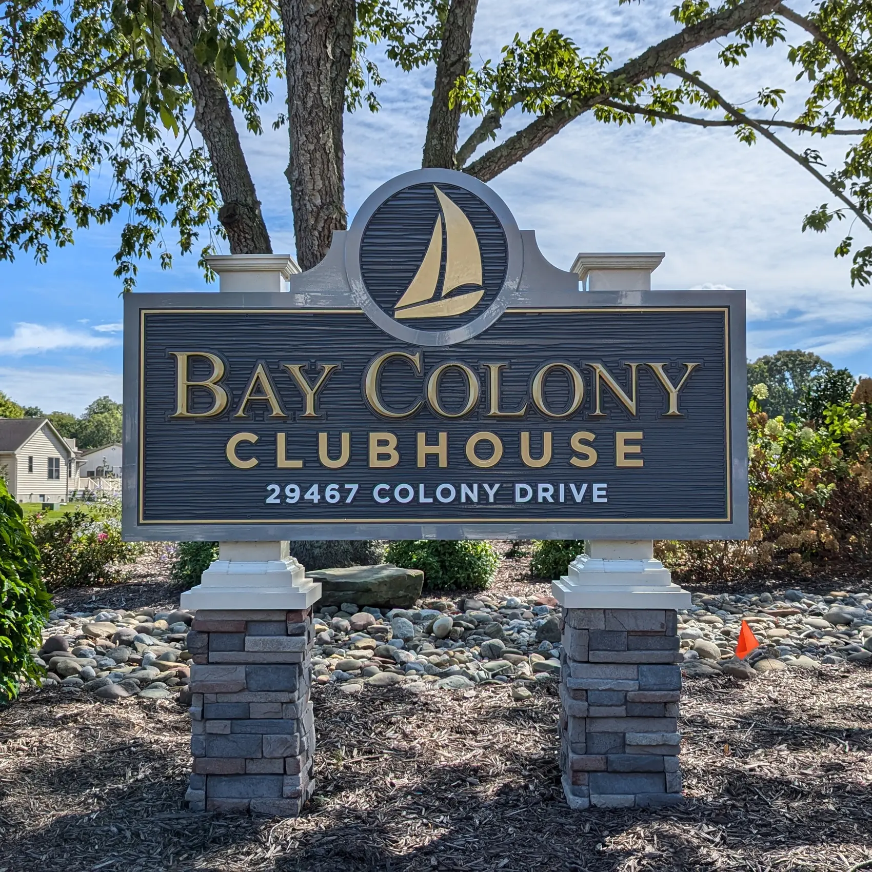 Bay Colony Clubhouse Sign Bay Colony Clubhouse Sign