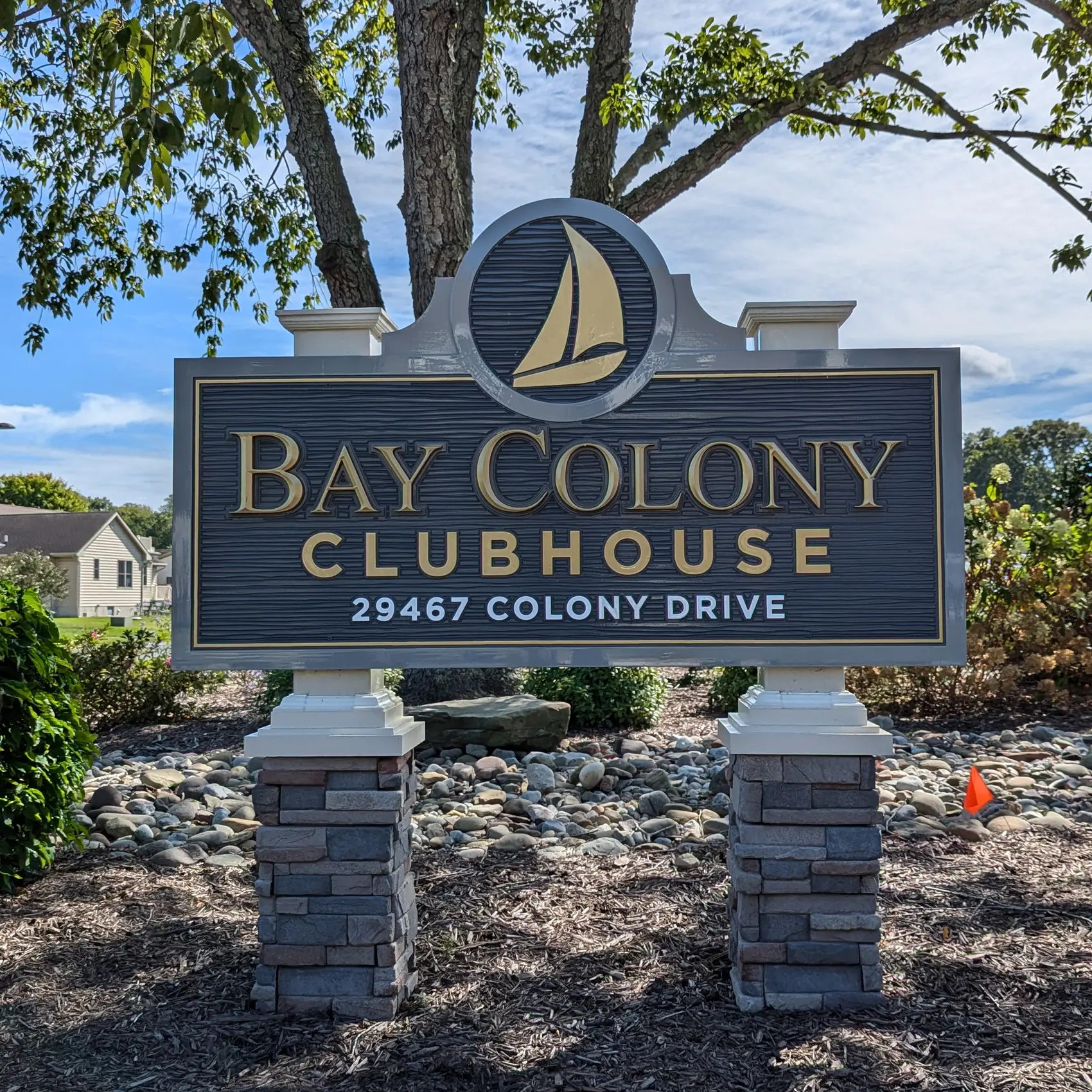 Bay Colony Clubhouse Sign Bay Colony Clubhouse Sign