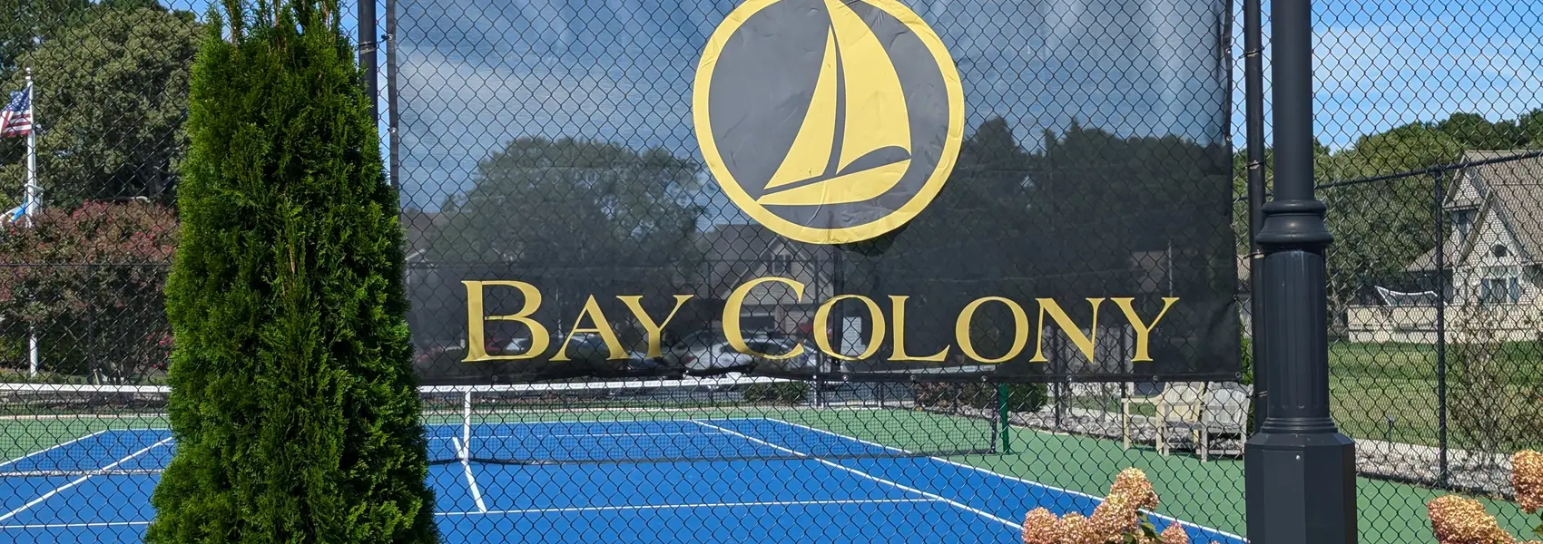 Tennis Court Sign